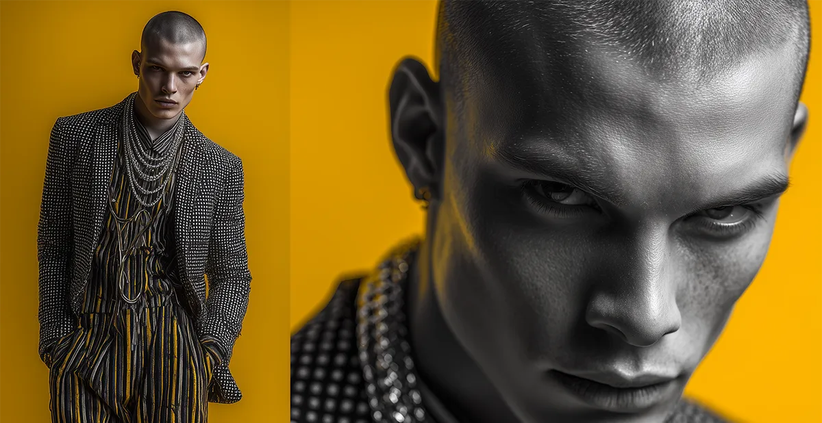 Fashion picture editing sample