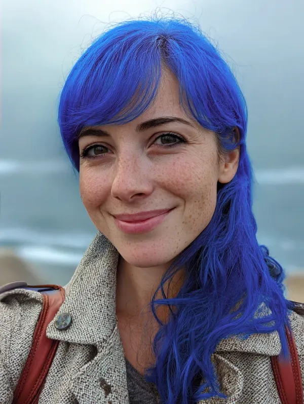 after photo of change hair color
