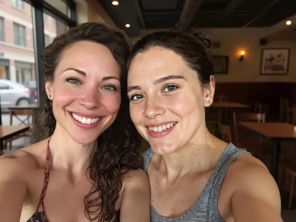 after photo of match your friends’ glow