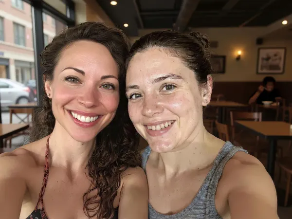 before photo of match your friends’ glow